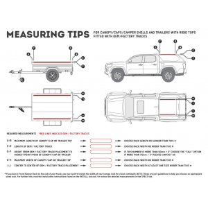 Montpellier4x4 | Front Runner Truck Canopy or Trailer with OEM Track Slimline II Rack Kit / Tall / 1255mm(W) X 2368mm(L)